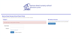 Desktop Screenshot of barrowstreet.schooladminonline.com